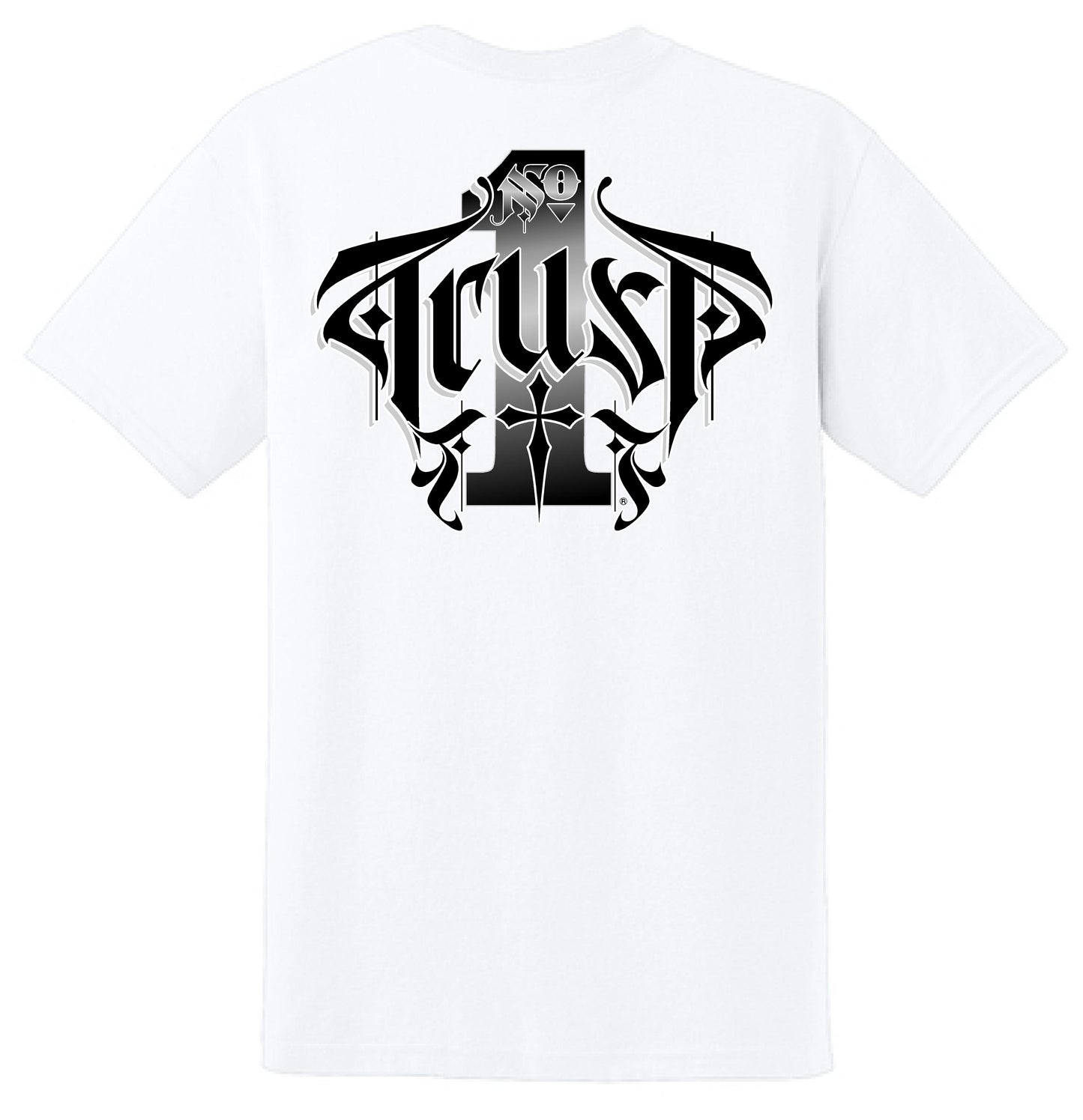 TRUST No. 1 Men's White Short Sleeve T- Shirt