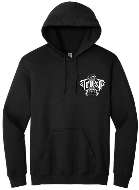 TRUST No. 1 - Men's Black Heavyweight Hoodie
